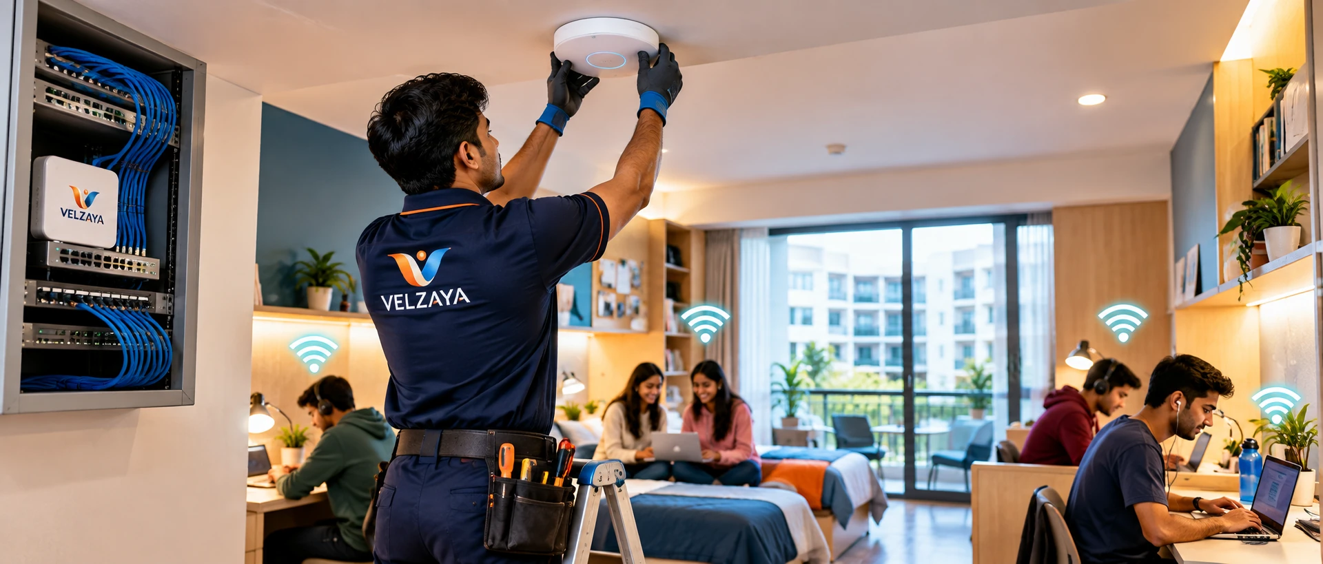 Managed Wi-Fi and internet connectivity for student residences