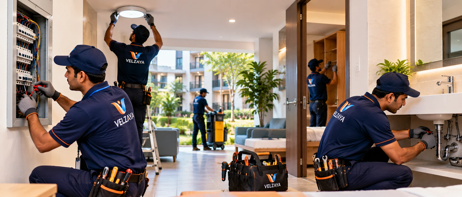 Student residence repair and maintenance services