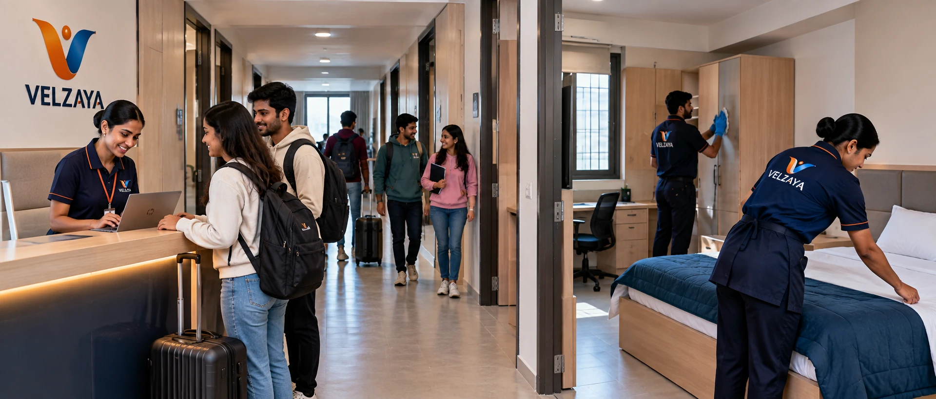 Professionally managed student accommodation